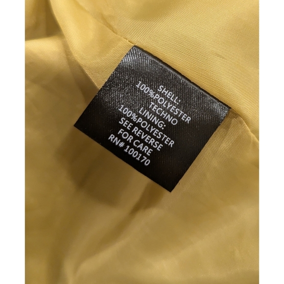 Sandro Studio Mustard Yellow Round Collar Tie Waist Jacket Size Large - Picture 6 of 8